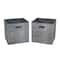 2 Pack Household Essentials 13" Fabric Storage Bins